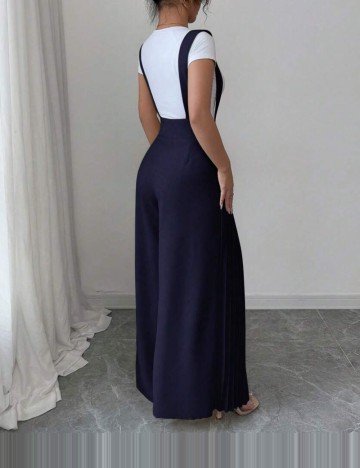 Pantaloni Casual Shein, albastru