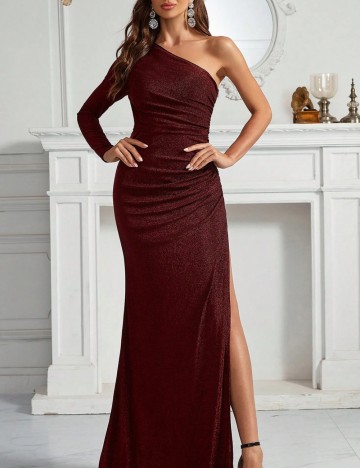 Rochie maxi Shein, vișiniu