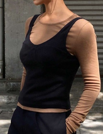 Set Bluza și Maiou Shein DAZY, mix culori