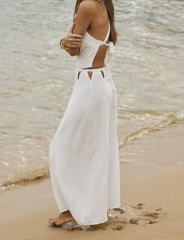 Fustă maxi Shein, alb