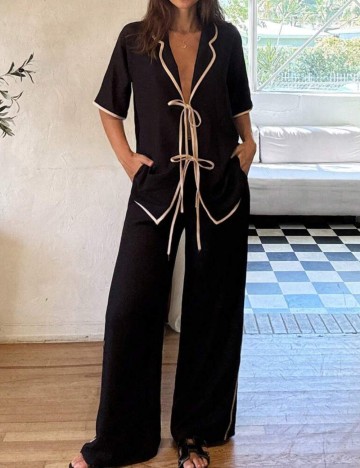 Pijamale Shein, negru