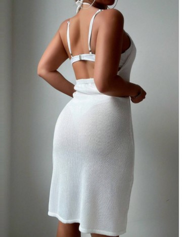 Rochie de plajă Shein, alb