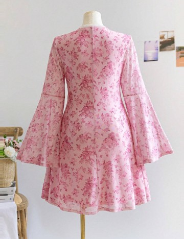 Rochie mini Shein Curve+, roz