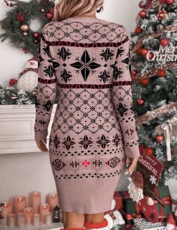 Rochie tricotată Shein, mix culori