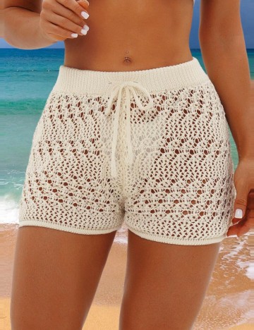 Pantaloni scurți Shein, bej