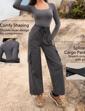 Salopetă Shein, gri