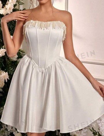 Rochie mini Shein, alb