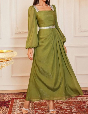 Rochie maxi Shein, verde