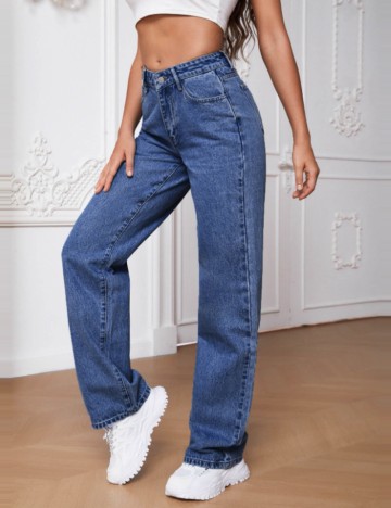 Jeans Shein, albastru
