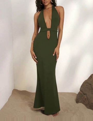 Rochie maxi Shein, verde