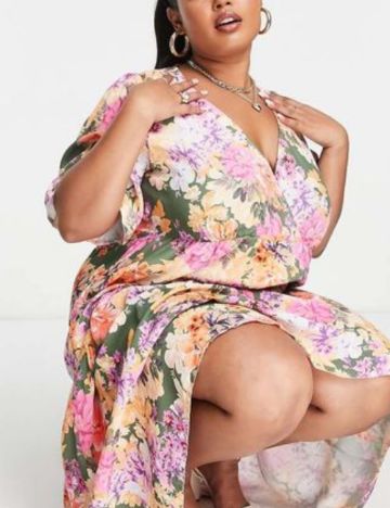 Rochie maxi nobody's child, mix culori