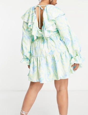 Rochie mini ASOS, mix culori