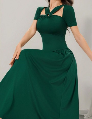 Rochie maxi Shein, verde