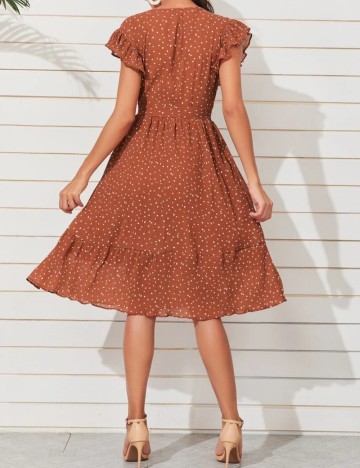 Rochie midi Shein, mix culori