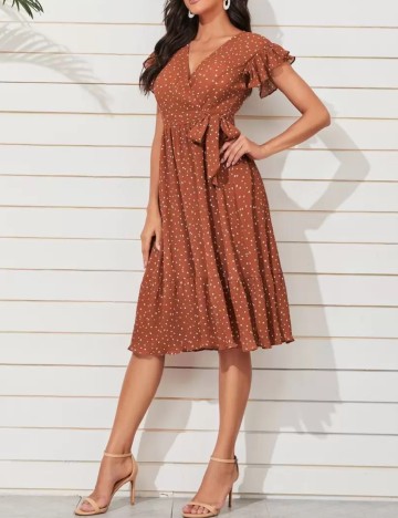 Rochie midi Shein, mix culori