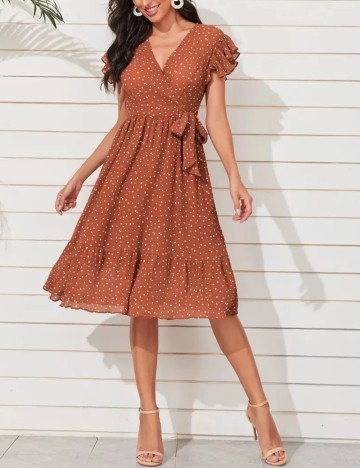 Rochie midi Shein, mix culori