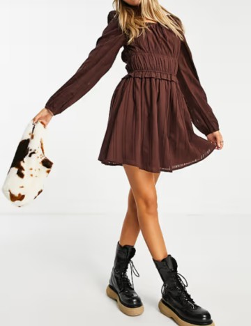 Rochie mini Daisy Street, maro