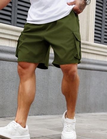 Pantaloni scurți Shein, kaki