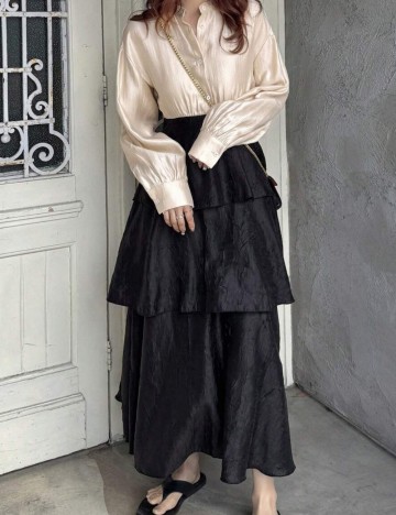 Rochie maxi Shein FRIFUL, mix culori