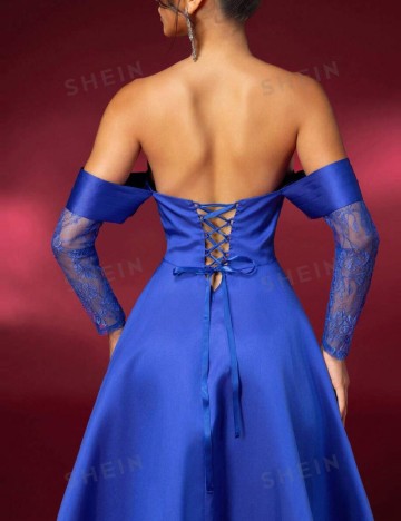 Rochie de ocazie Shein, albastru