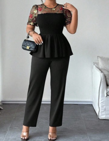 Compleu Shein Curve+, negru