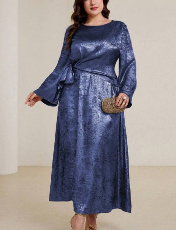 Rochie maxi Shein Curve+, albastru