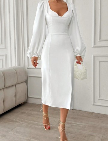 Rochie maxi Shein, alb