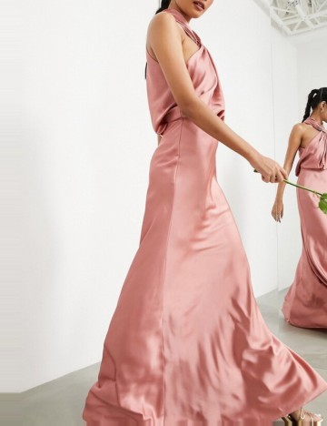 Rochie maxi ASOS, roz