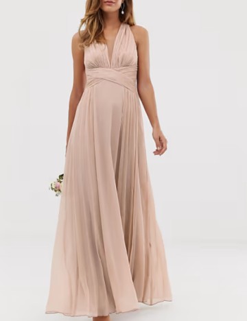 Rochie maxi Shein, crem