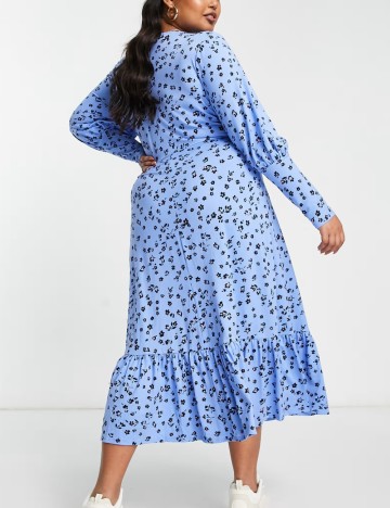 Rochie maxi Simply be, albastru