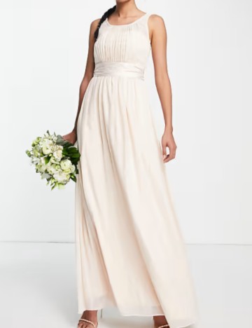 Rochie maxi Little Mistress, crem