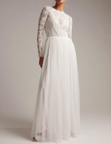 Rochie de ocazie și bridal ASOS, alb