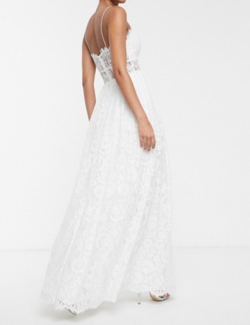 Rochie de ocazie și bridal ASOS, alb