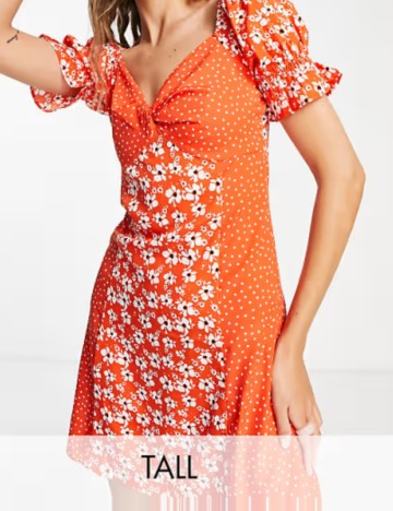 Rochie mini Influence, portocaliu