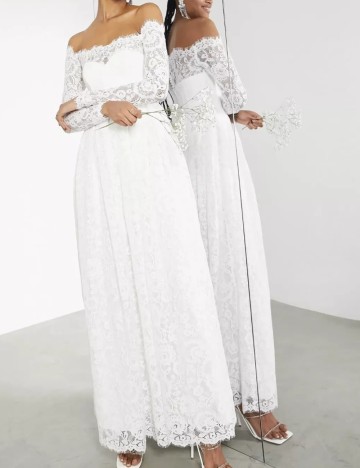 Rochie de ocazie și bridal ASOS, alb