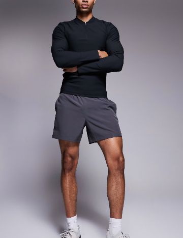 Bluză cu fermoar ASOS, negru