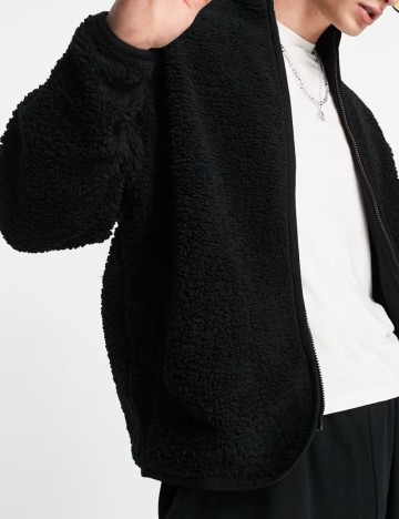 Jachetă ASOS, negru