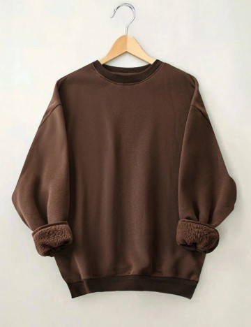 Bluză Shein Curve+, maro