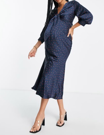 Rochie midi ASOS, albastru