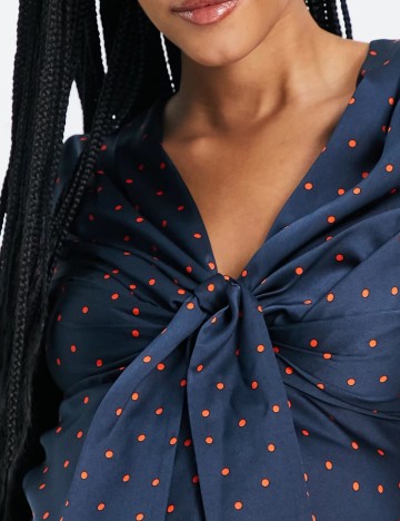 Rochie midi ASOS, albastru