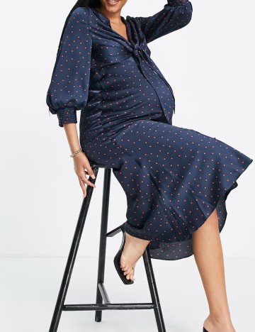 Rochie midi ASOS, albastru