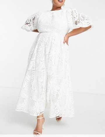 Rochie de ocazie și bridal ASOS, alb