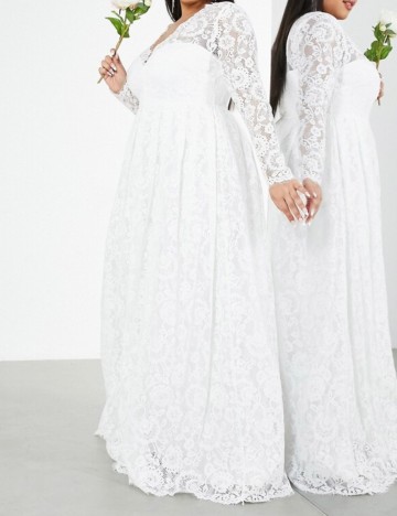Rochie de ocazie și bridal ASOS, alb