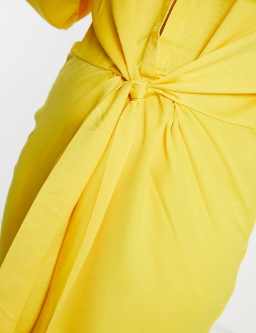 Rochie mini IN THE STYLE, galben
