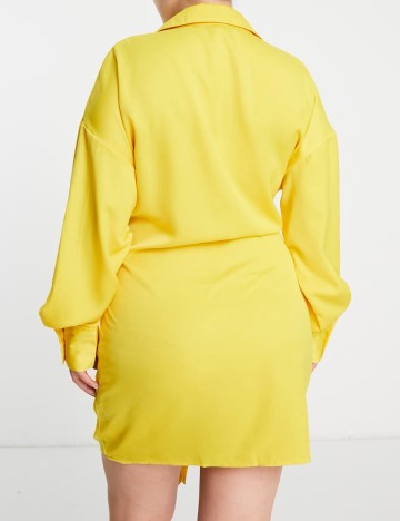Rochie mini IN THE STYLE, galben