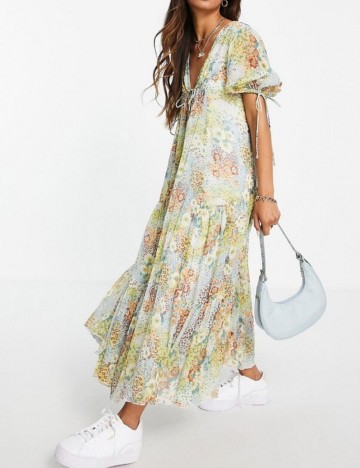 Rochie maxi ASOS, mix culori