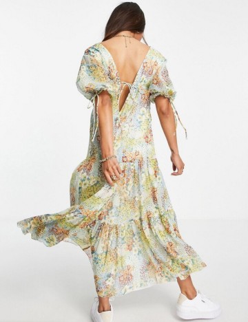 Rochie maxi ASOS, mix culori
