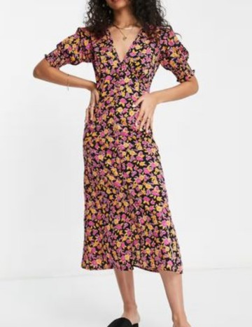 Rochie midi Influence, mix culori