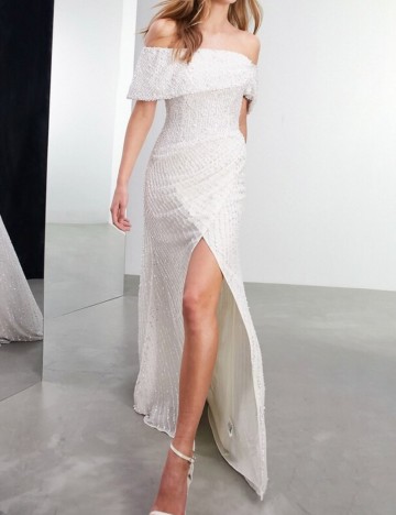 Rochie de ocazie și bridal ASOS, alb