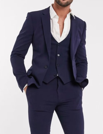 Sacou ASOS, albastru